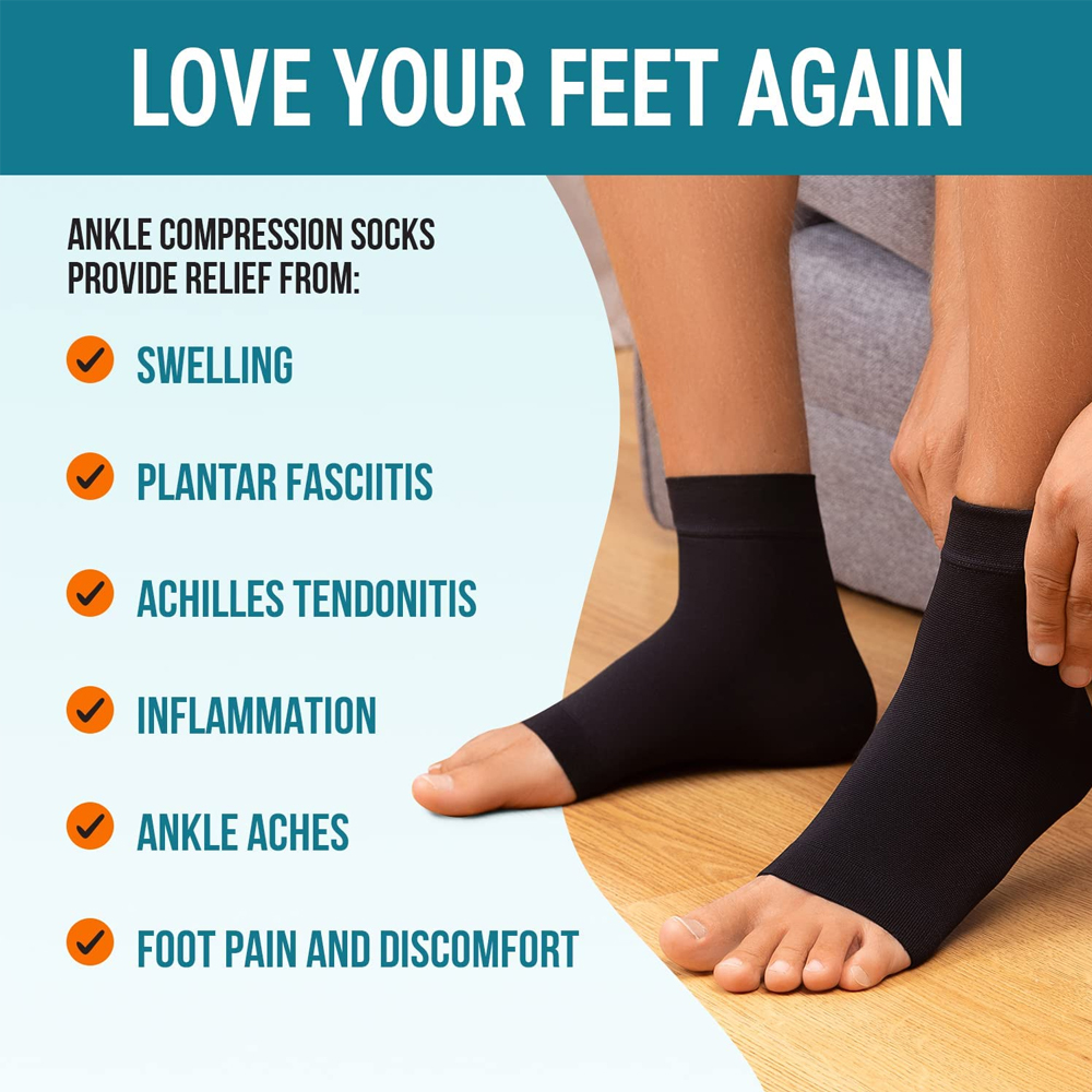 1 Paar Nano-Socken Neuropathie – Ankle Brace Sock Bewertung und Preis